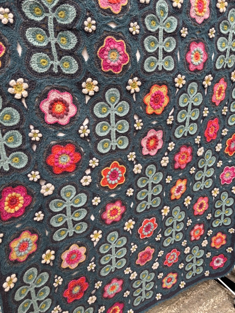 Image shows a blanket designed by Sue Maison from The Mercerie